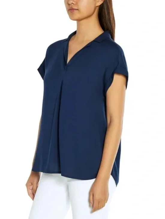 NWT GAP Versatile Top with Dolman Sleeves Blue Size Large - Picture 2 of 9